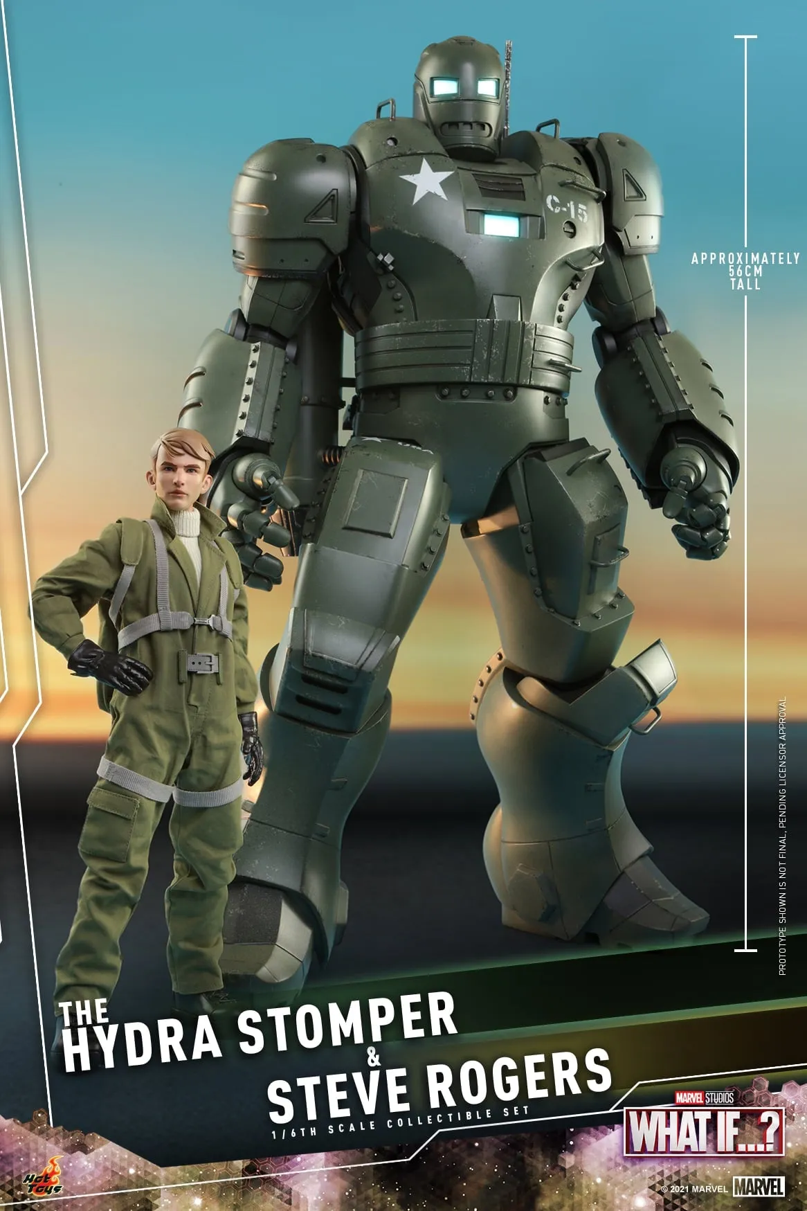 Hot Toys - TMS060 - What If...? - 1/6th scale The Hydra Stomper and Steve Rogers Collectible