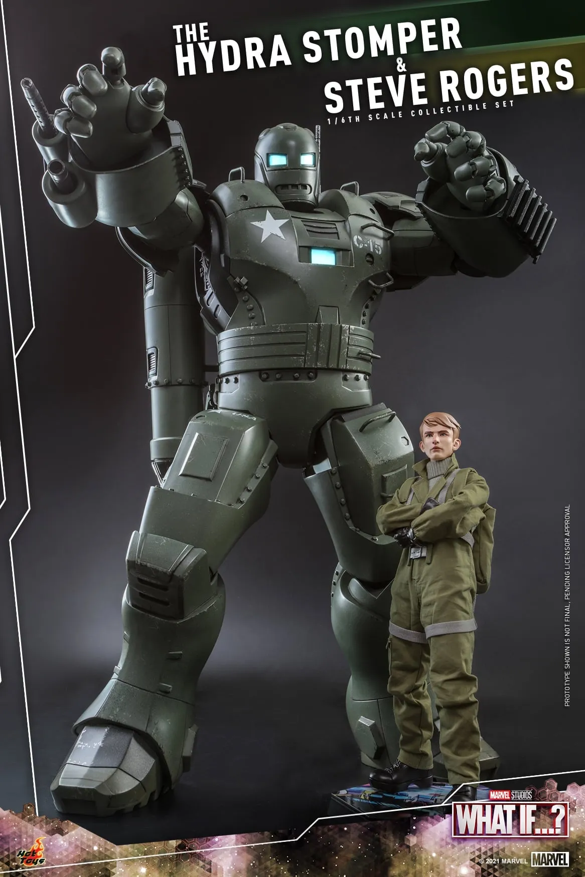 Hot Toys - TMS060 - What If...? - 1/6th scale The Hydra Stomper and Steve Rogers Collectible