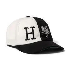 HUF x Thrasher Split Snapback Black