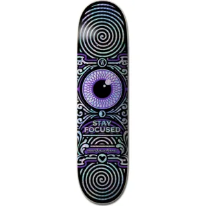 If Skate -Stay Focused - Purple - Holographic Skateboard Deck