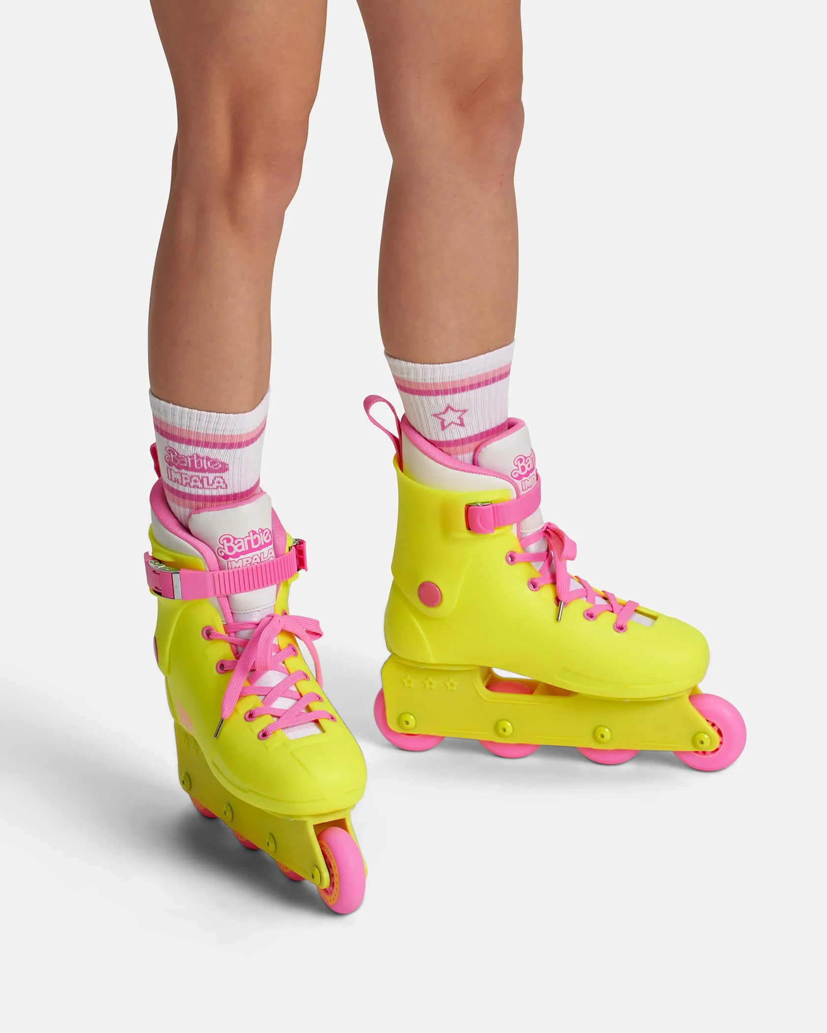 Impala Barbie Sock 3pk - Barbie Bright Yellow