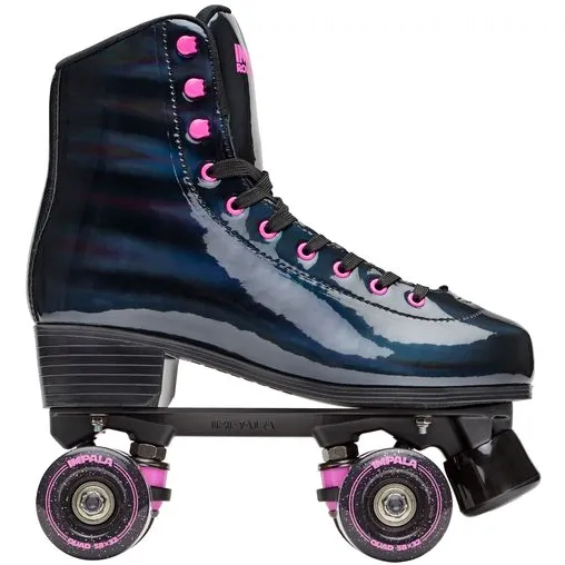 Impala Quad Roller Skates - Black Holographic