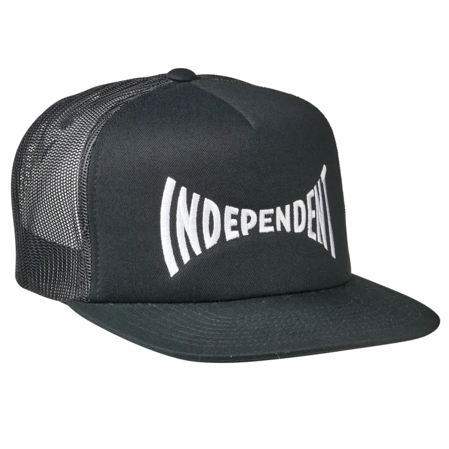 Independent Span Mesh Trucker High Profile Black