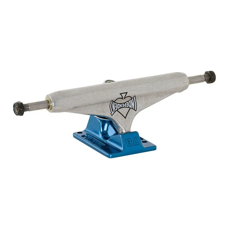 Independent Stage 11 Forged Hollow Cant Be Beat 78 Silver Ano Blue Standard Skateboard Trucks 2pk