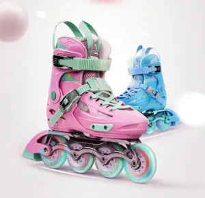 Infinity Adjustable Slalom Inline Skate - Blue or Pink