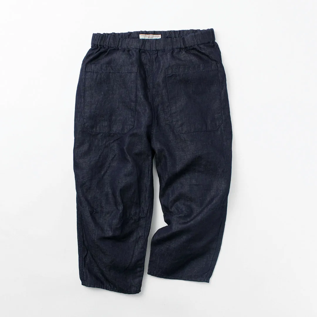 JAPAN BLUE JEANS / RJB7570 Cotton Linen Denim Knicker Trousers