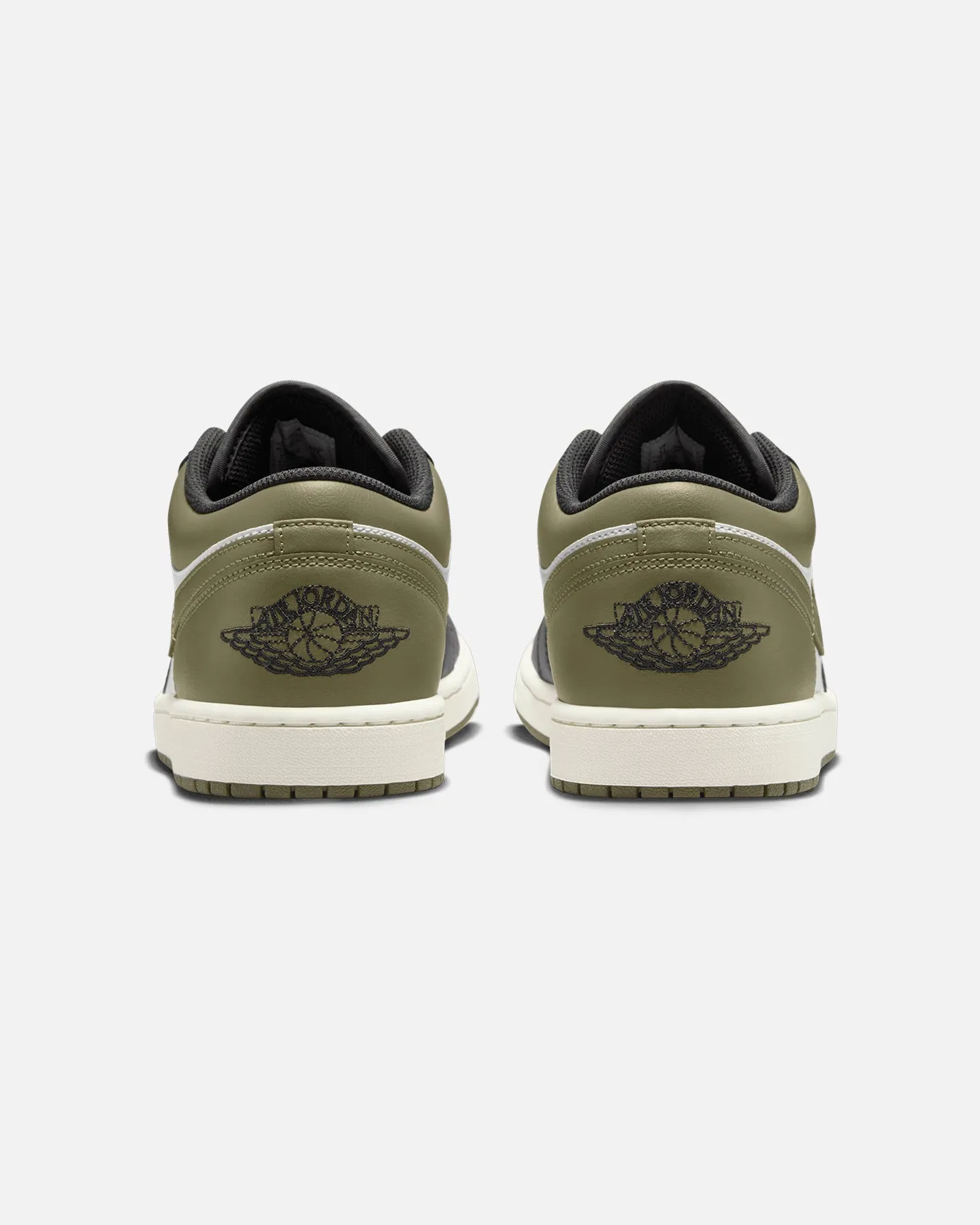 Jordan Air Jordan 1 Low "Black Toe Medium Olive" Black/White