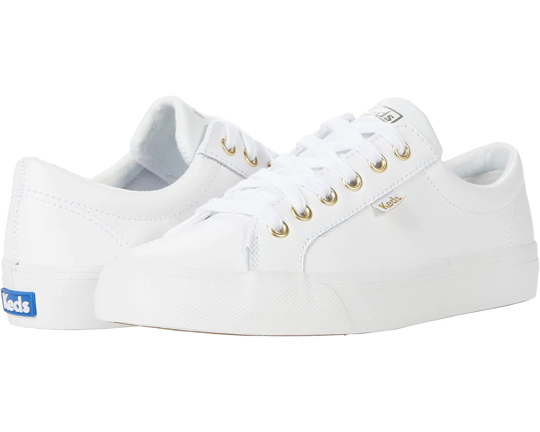 Jump Kick Twill Keds, white gold