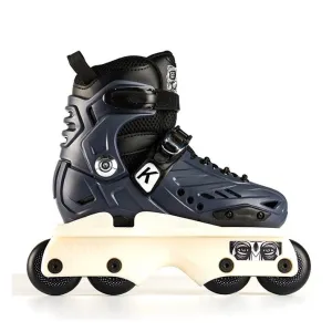 Kids Adjustable Kaltik K-Skate Blue Steel Nylon Aggressive Inlines