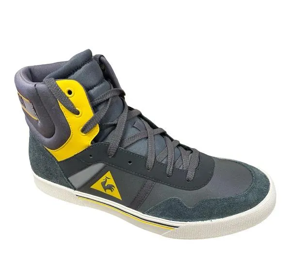 Le Coq Sportif scarpa sneakers da uomo Lecourbe M 3 1321256 grigio-giallo