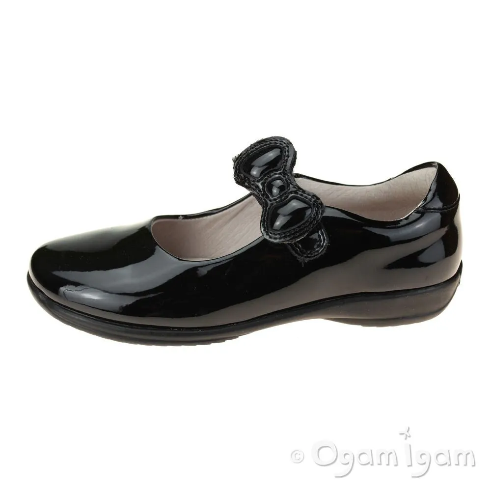 Lelli Kelly Colourissima Girls Black Patent School Shoe (style 8802)