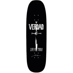 Live For Today Black 9.125" Skateboard Deck