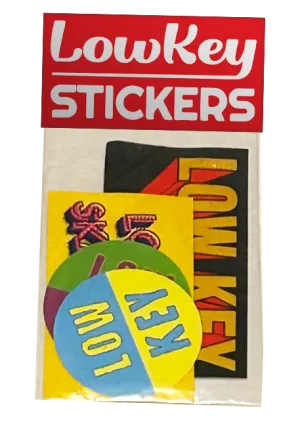 Low Key Sticker Pack - Shop