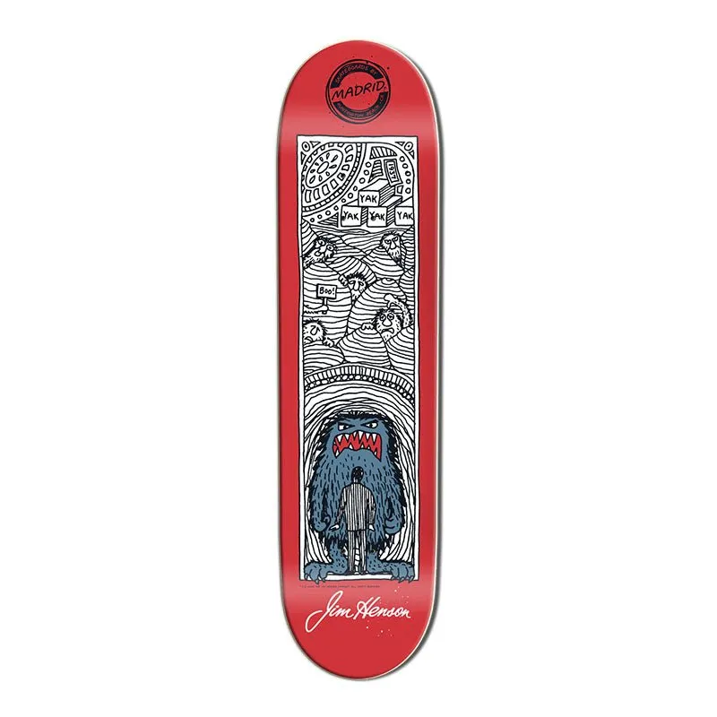 Madrid 8" x 31.75" Limited Edition Doodle Boo Street Skateboard Deck