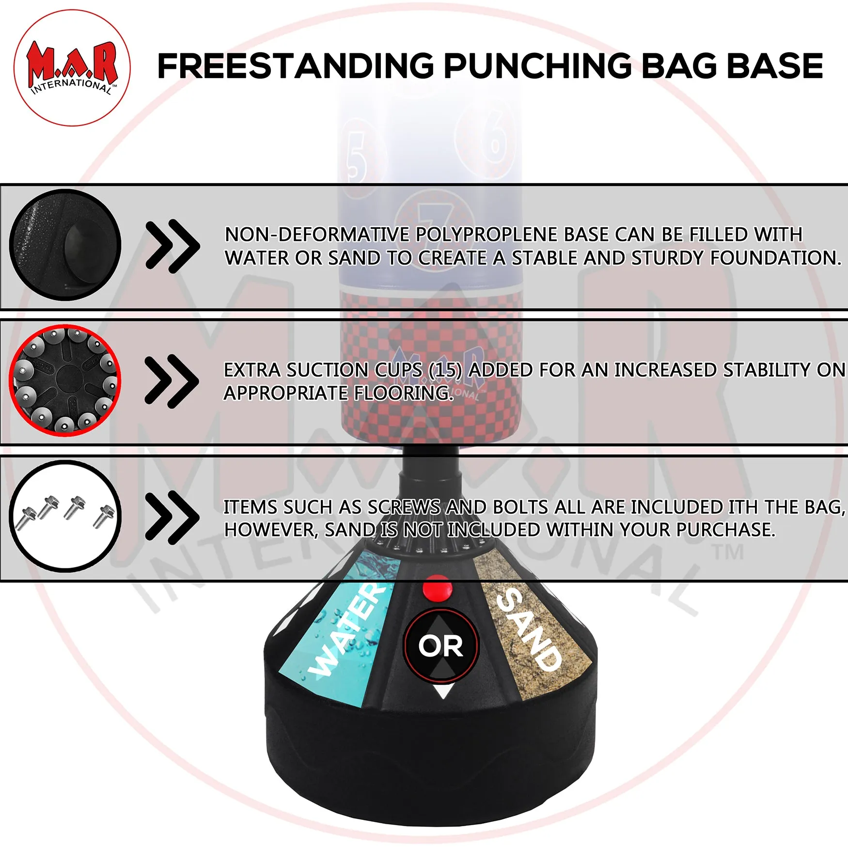 MAR-374E | Freestanding Striking Bag