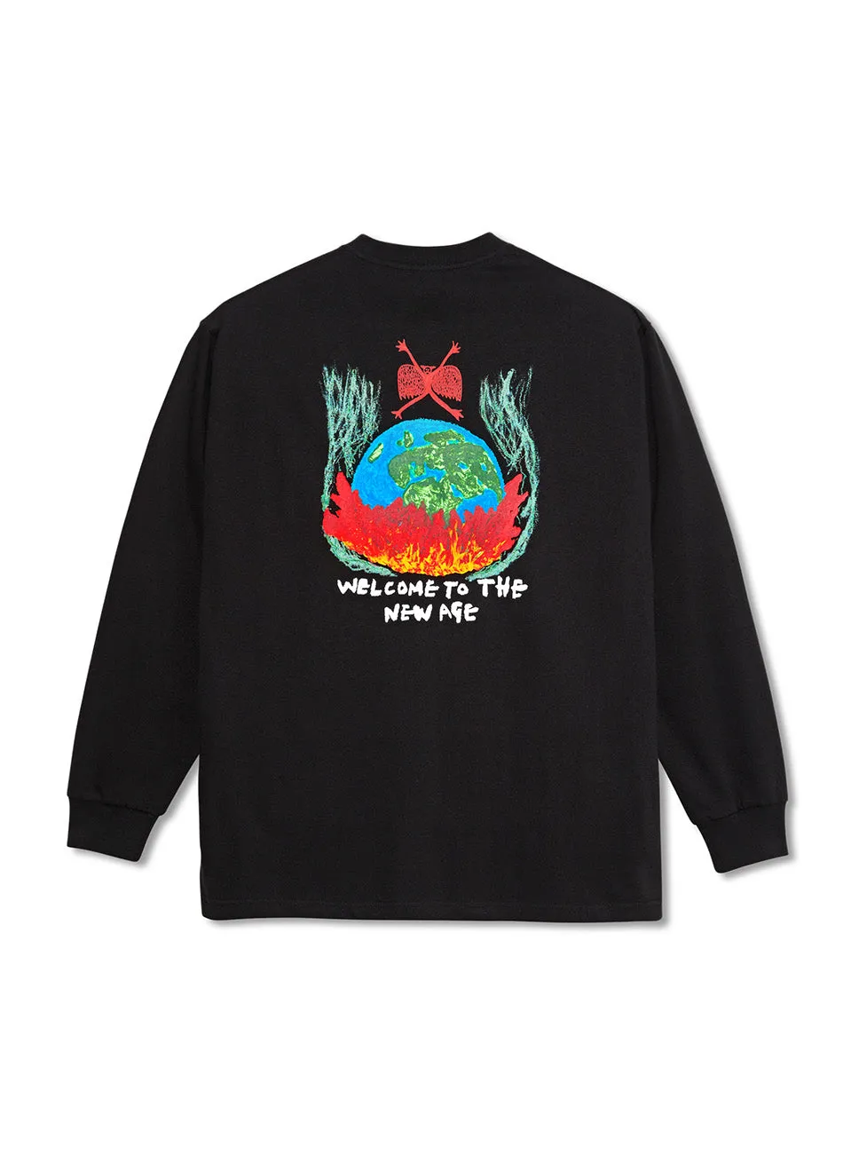 New Age Long Sleeve Tee - Black