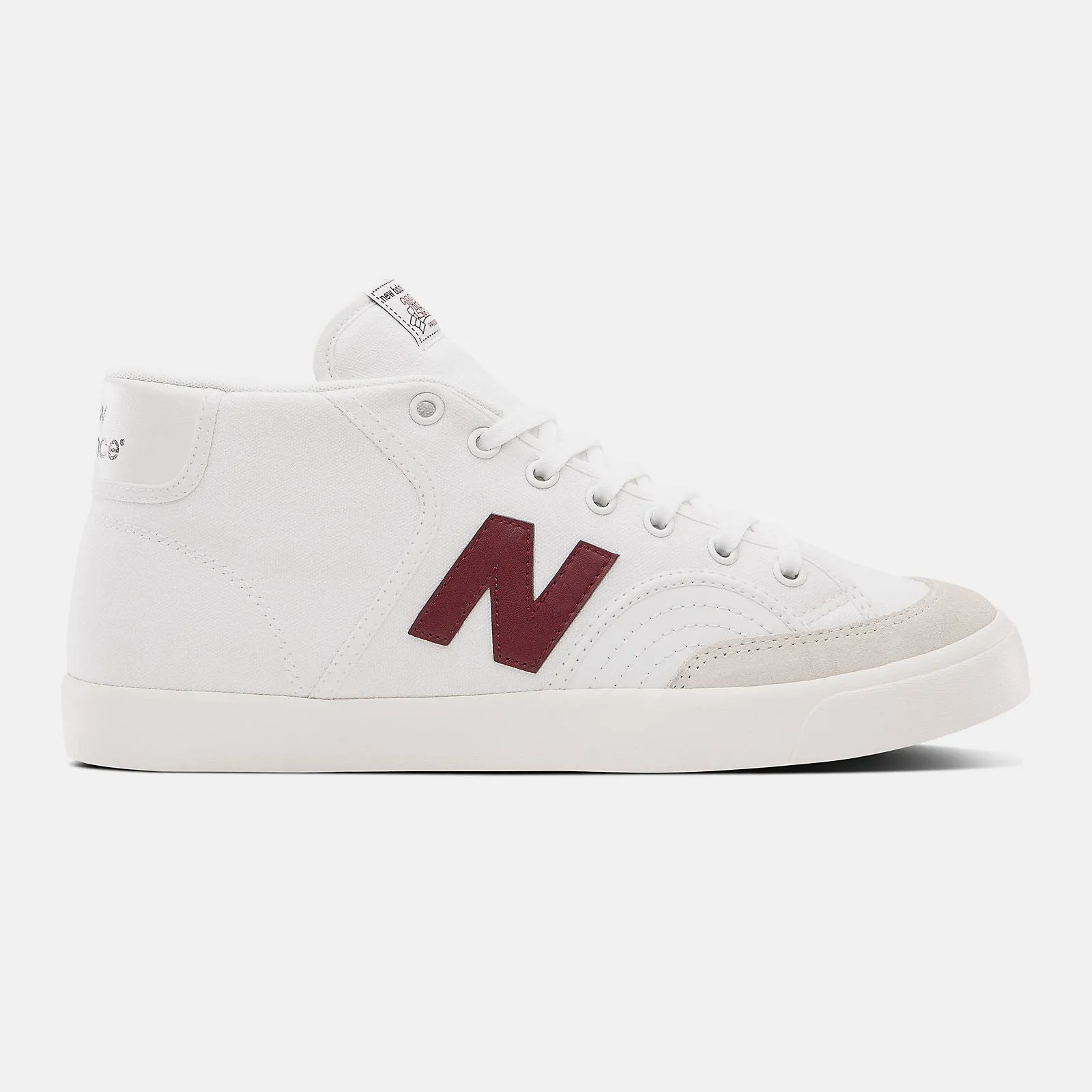 NEW BALANCE 213 WHITE/BURGUNDY