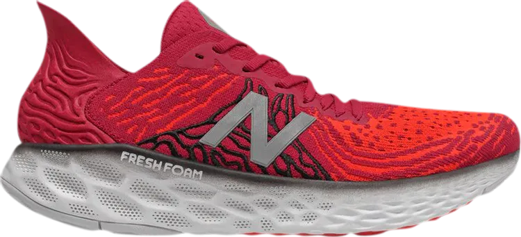 New Balance Fresh Foam 1080v10 'Neo Crimson' sneakers, red