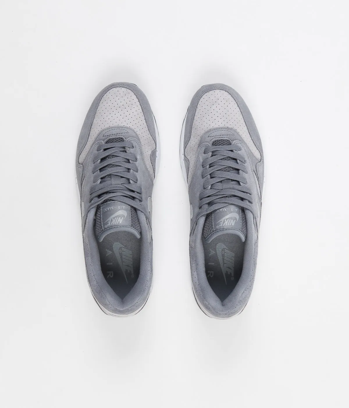 Nike Air Max 1 Premium Shoes - Cool Grey / Wolf Grey - White