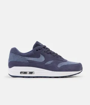 Nike Air Max 1 Premium Shoes - Neutral Indigo / Diffused Blue - White