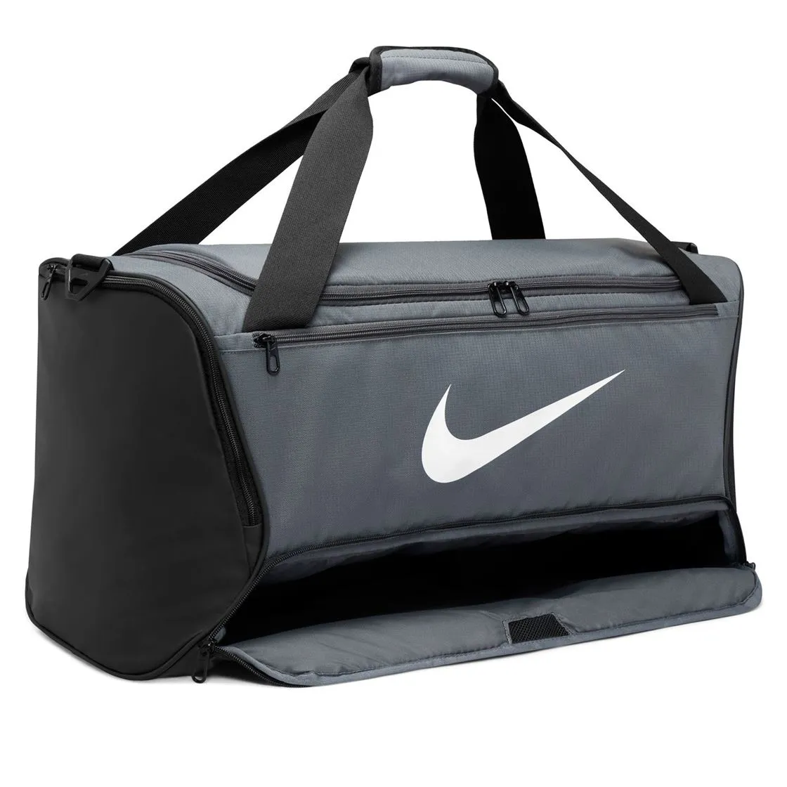 Nike Brasilia 9.5 Duffel Bag Medium Grey