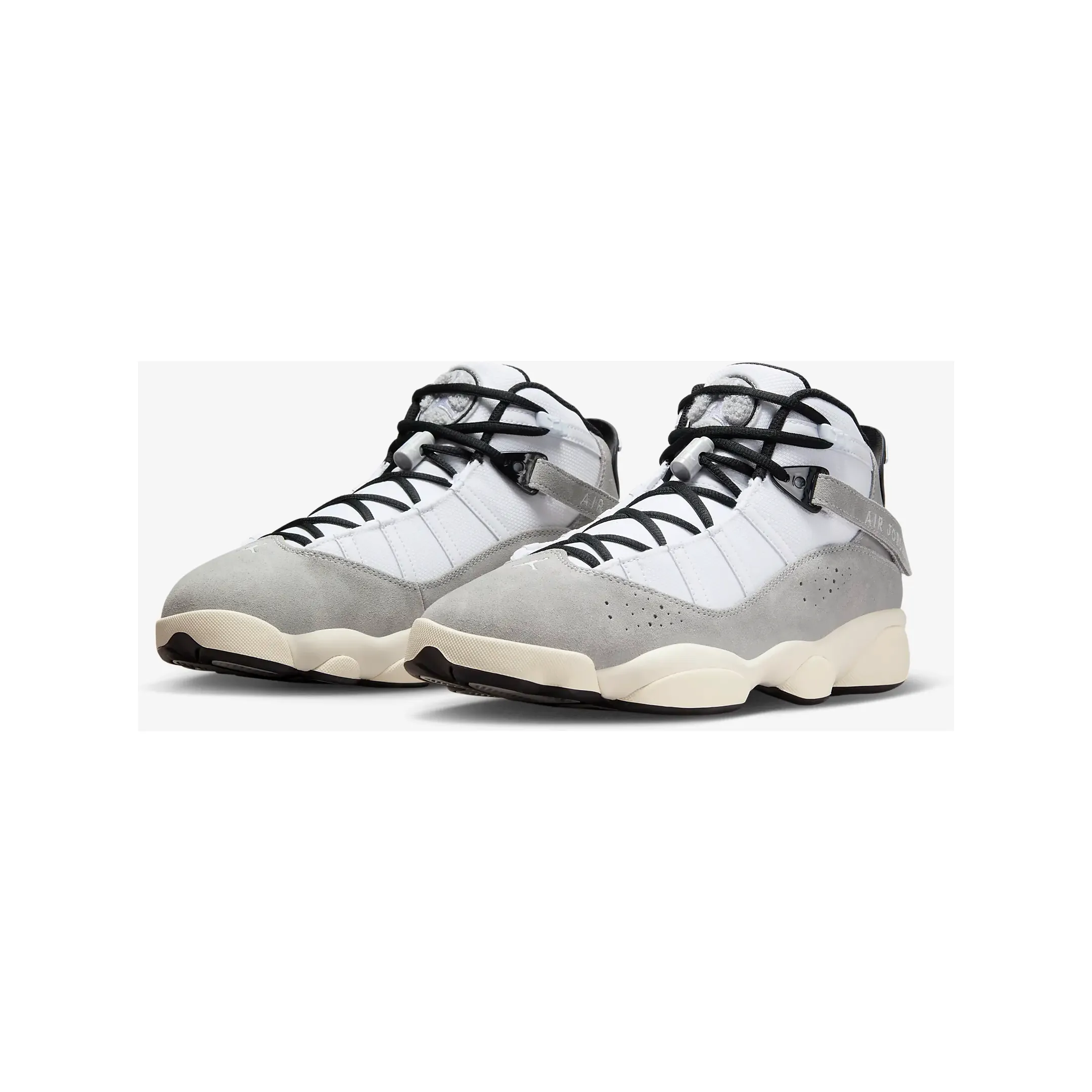 Nike Men's Jordan 6 Rings Shoes - Light Smoke Grey / Black / Sail / White