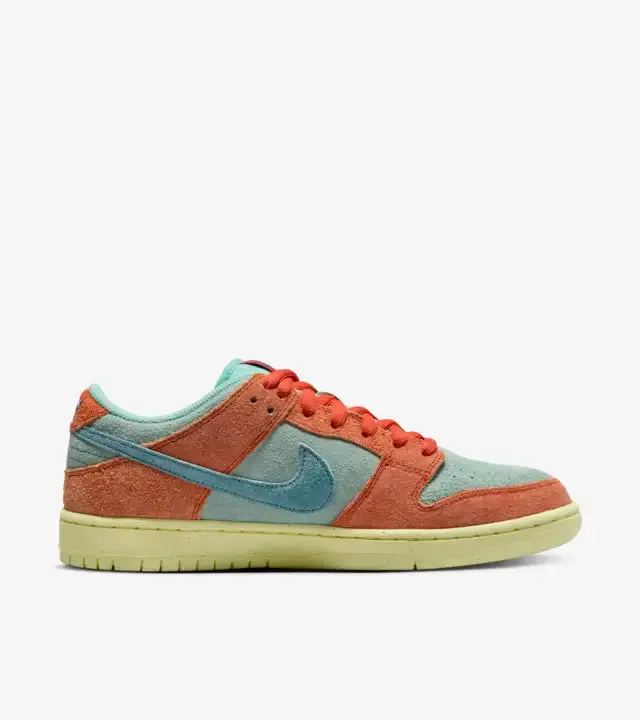 Nike SB Dunk Low Pro PRM Orange and Emerald Rise