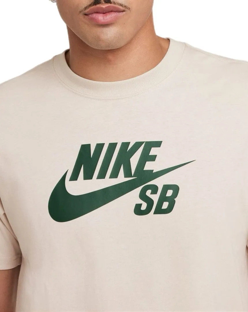 Nike SB Logo Skate Tee - Light Orewood Brown