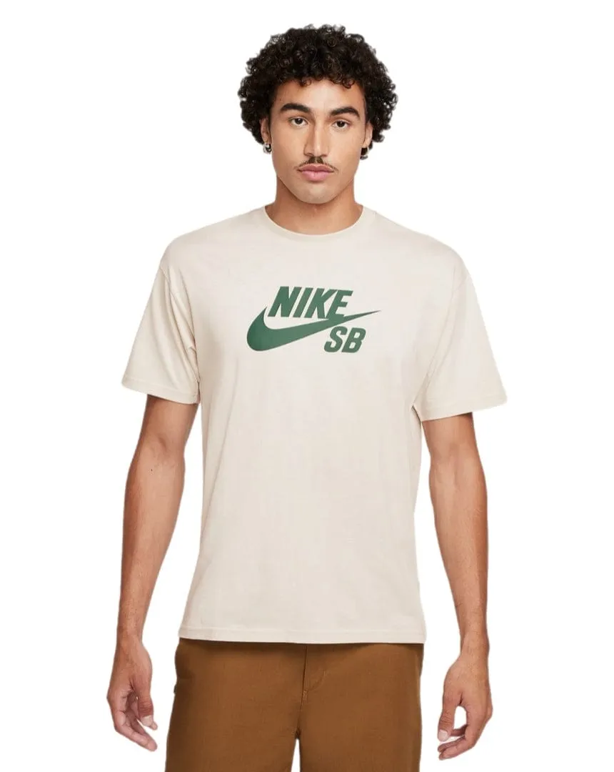 Nike SB Logo Skate Tee - Light Orewood Brown