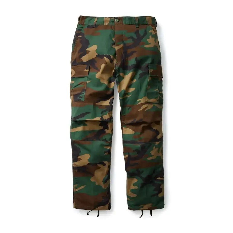 No-Comply Cargo Skate Pants - Woodland Camo