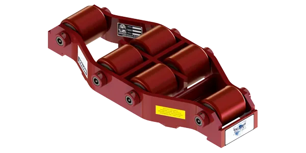 Non Tilt Rigid Utility Skate HUM-HD-75-P | 20 Ton Capacity - Polyurethane Rollers