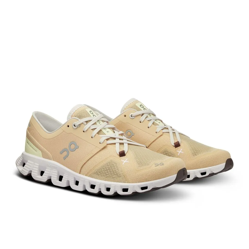 On Running Cloud X 3 (Womens) -  Savannah/Frost