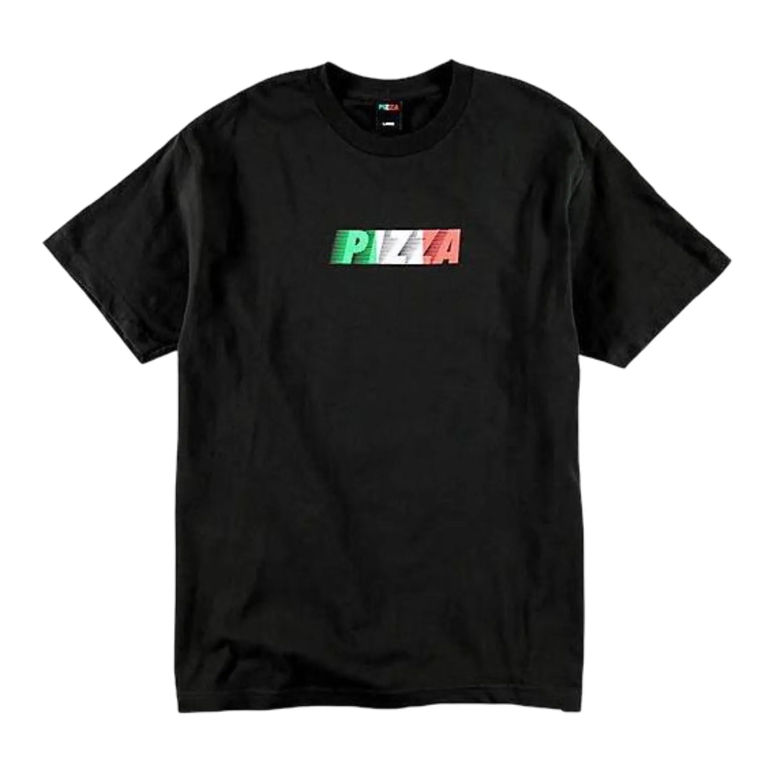 PIZZA SPEEDY T SHIRT BLACK