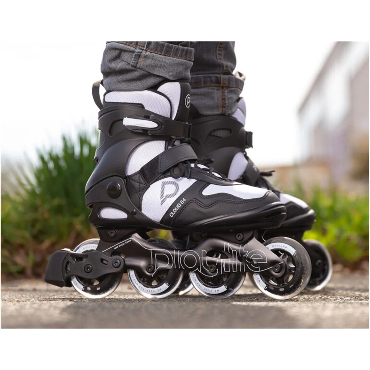 PlayLife Cloud Black White Inline Skates