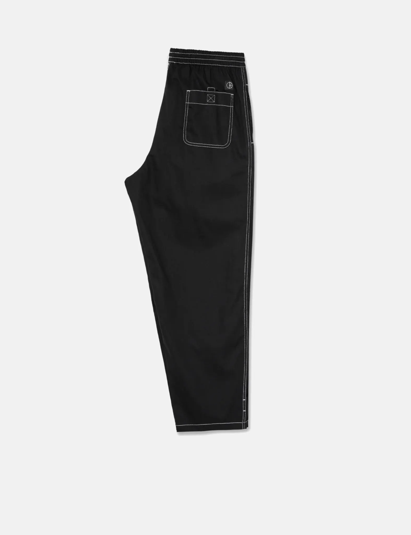 Polar Skate Co. Contrast Surf Pants - Black/White