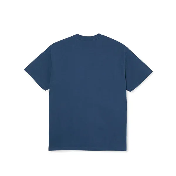 Polar Skate Team T-Shirt - Grey Blue