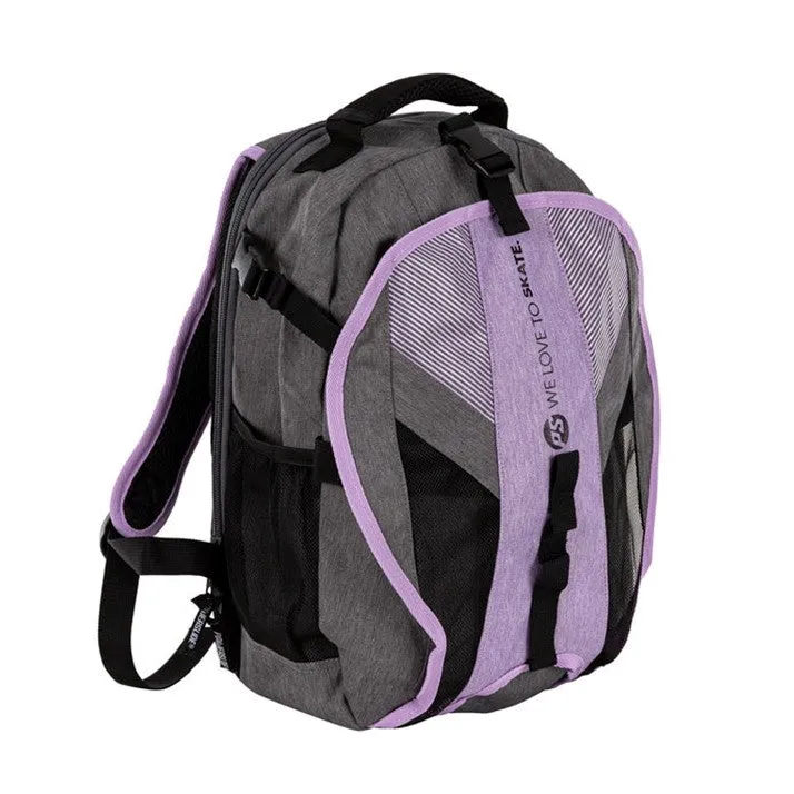 Powerslide Fitness Dark Grey/Purple Skate Backpack