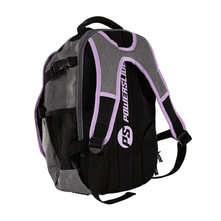 Powerslide Fitness Dark Grey/Purple Skate Backpack