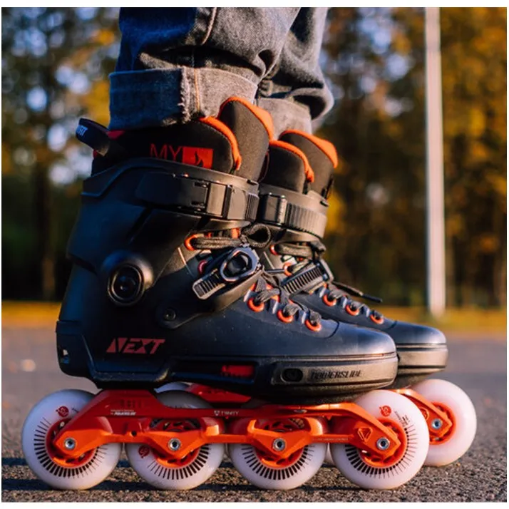 Powerslide Next Black Red 80 Inline Skates