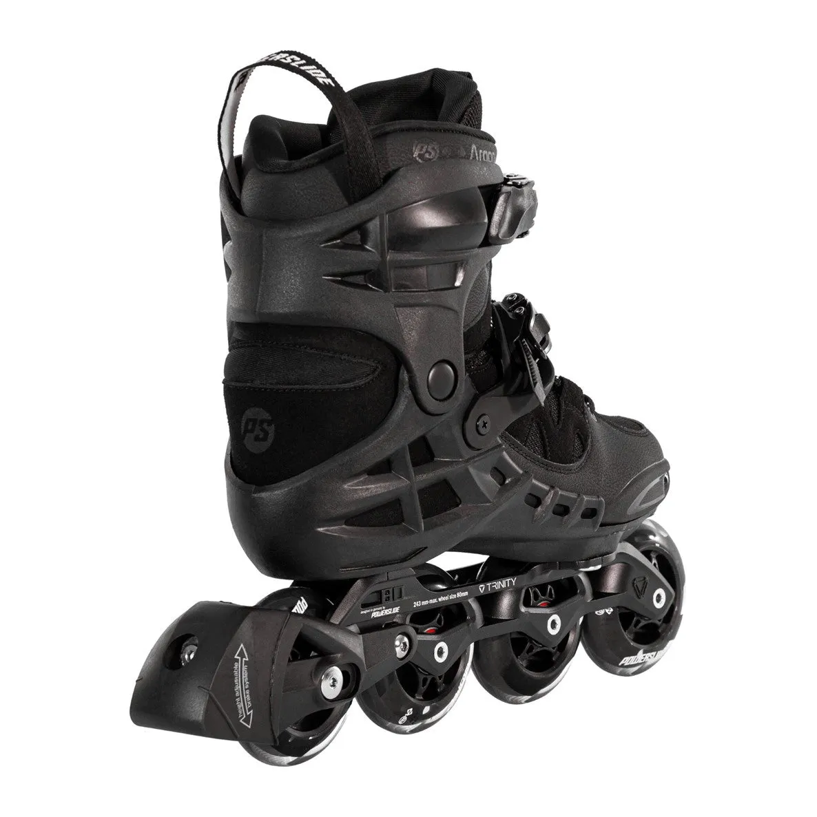 Powerslide Phuzion Argon Black 80 Inline Skates