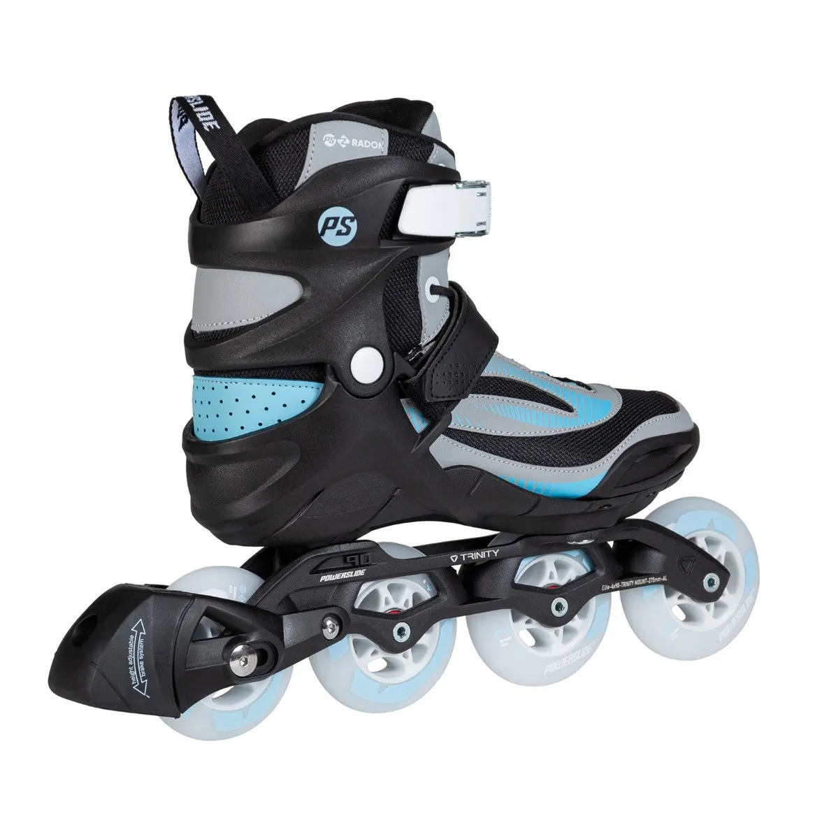 Powerslide Phuzion Radon Slate Grey 84 Inline Skates