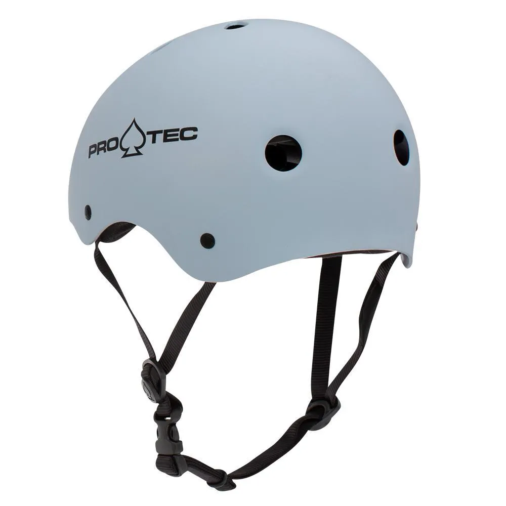 Pro-Tec Classic Matte Light Blue Longboard Skateboard Helmet