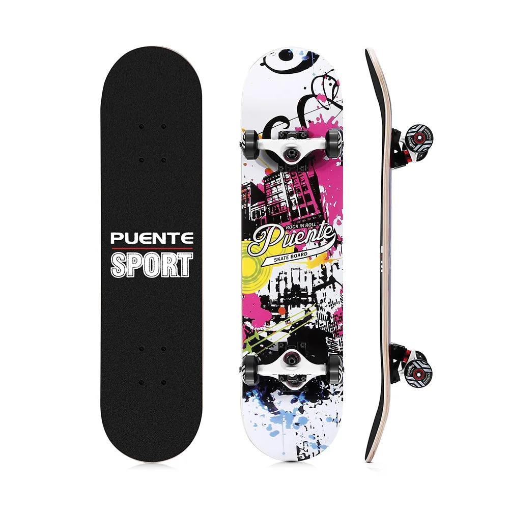 PUENTE 602 Double Snubby Maple ABEC - 9 Skateboard