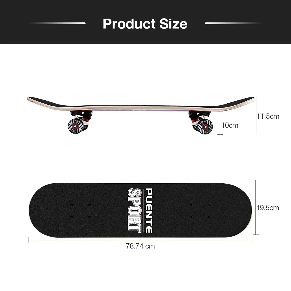 PUENTE 602 Double Snubby Maple ABEC - 9 Skateboard