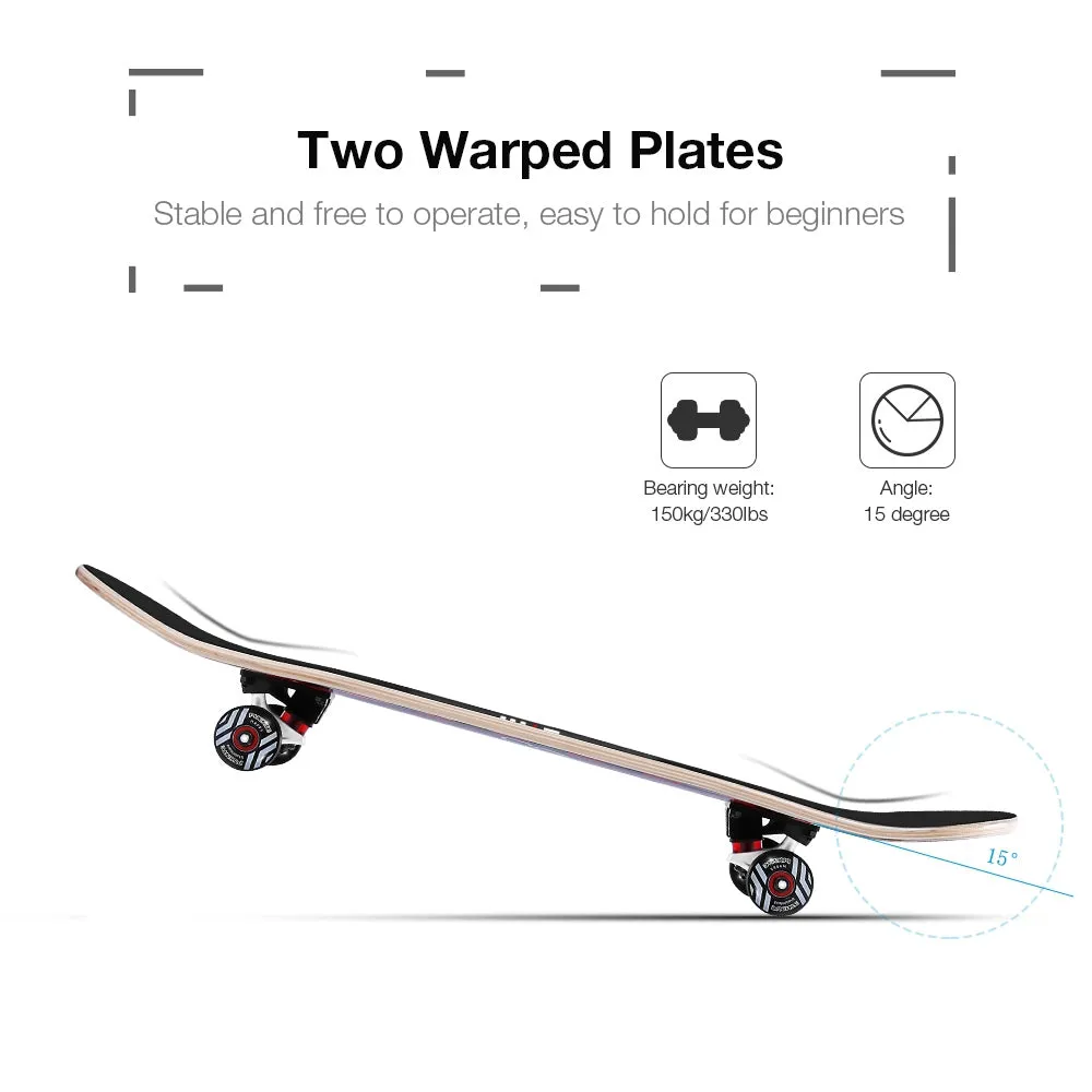 PUENTE 602 Double Snubby Maple ABEC - 9 Skateboard