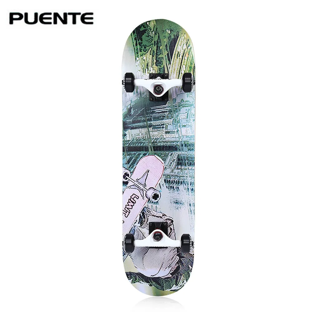 PUENTE 602 Double Snubby Maple ABEC - 9 Skateboard