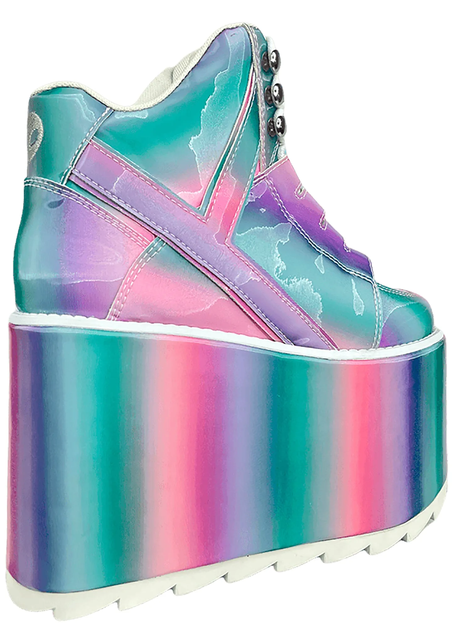 Qozmo Platform Sneakers in Prizmatiq Pastel