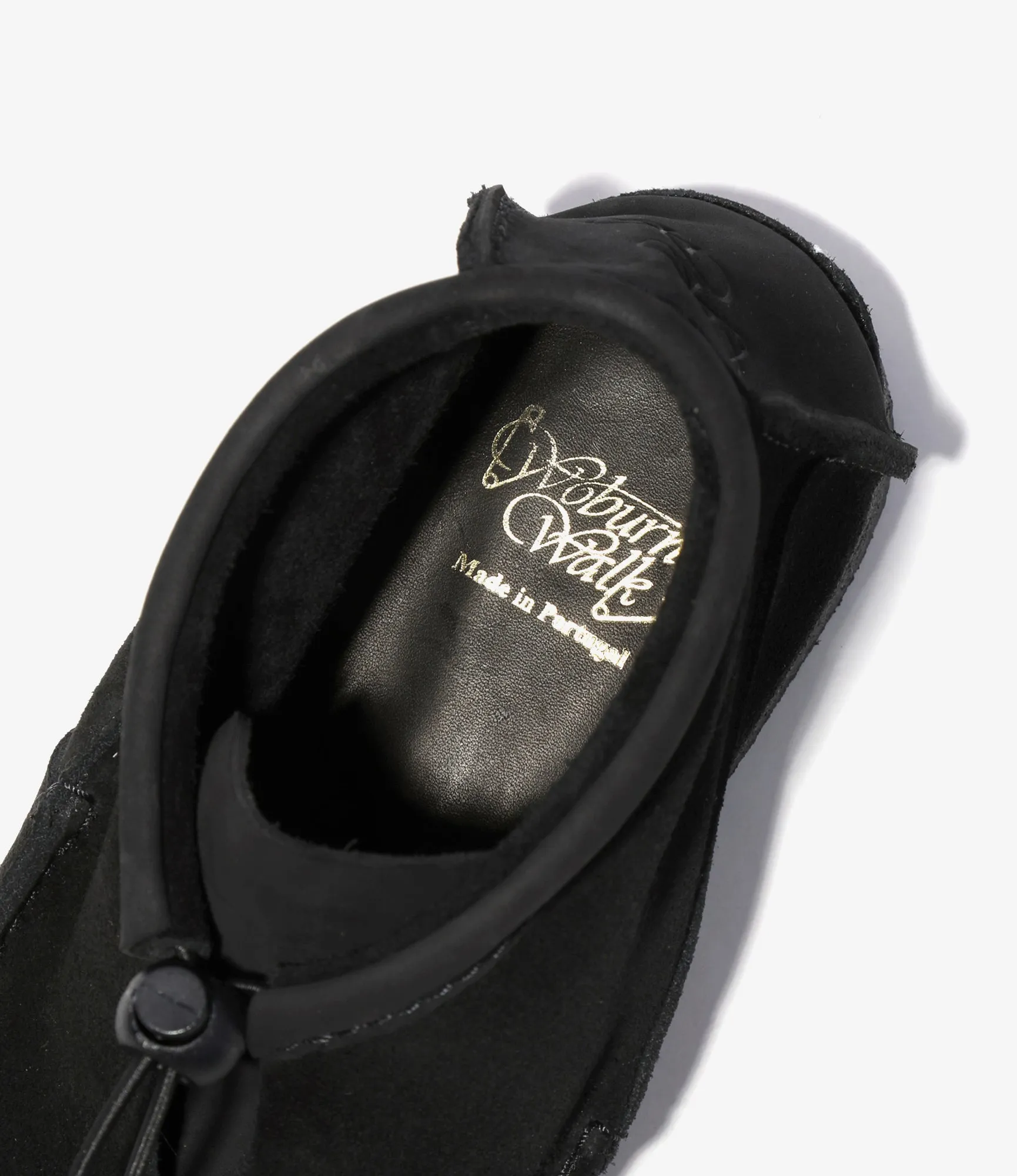 QR High Moccasin – Black Suede