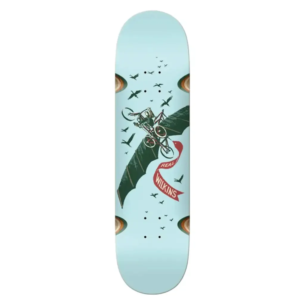 Real Jimmy Wilkins Transport Skateboard Deck ( Wheel Wells )