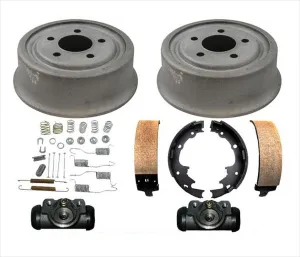 Rear Brake Drums Brake Shoes Spring Wheel Cylinders for Jeep Wrangler 2001-2006